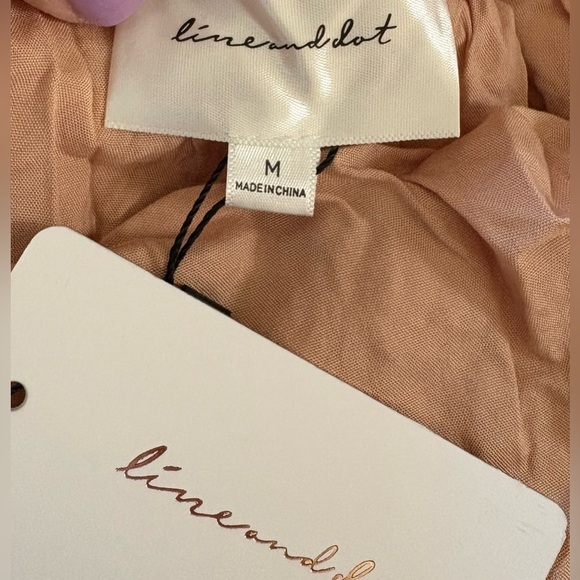 NEW w/TAGS Line & Dot 100% Cotton Rose Sundress w/Stunning Back Size Medium - Picture 2 of 9